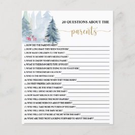 Lámina invierno azul 20 Preguntas sobre el juego de los p