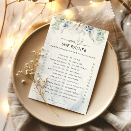 Lámina Invierno Prefiere un juego de ducha de novia