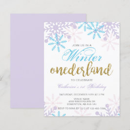 Lámina Invierno Presupuestario Onederland Primer cumpleañ