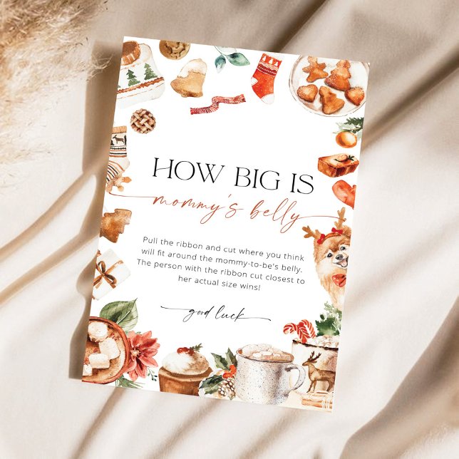 Lámina Invierno qué grande es el juego de Baby Shower Bel (Subido por el creador)