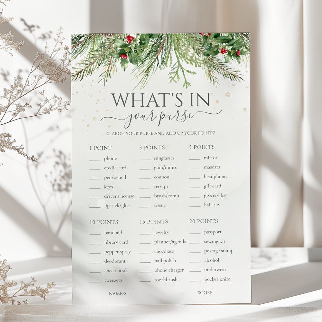 Lámina Invierno qué hay en tu bolso juego de ducha de nov (Subido por el creador)