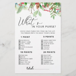 Lámina Invierno qué hay en tu juego de bolsos