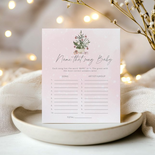 Lámina Invierno rosa Nombre esa canción bebé juego de duc (Subido por el creador)