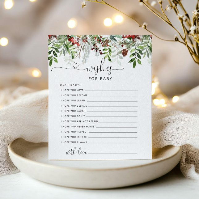 Lámina Invierno siempre verde para el bebé (Subido por el creador)