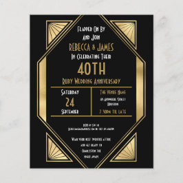 Lámina Invitación a 40 años del Art Deco del Presupuesto