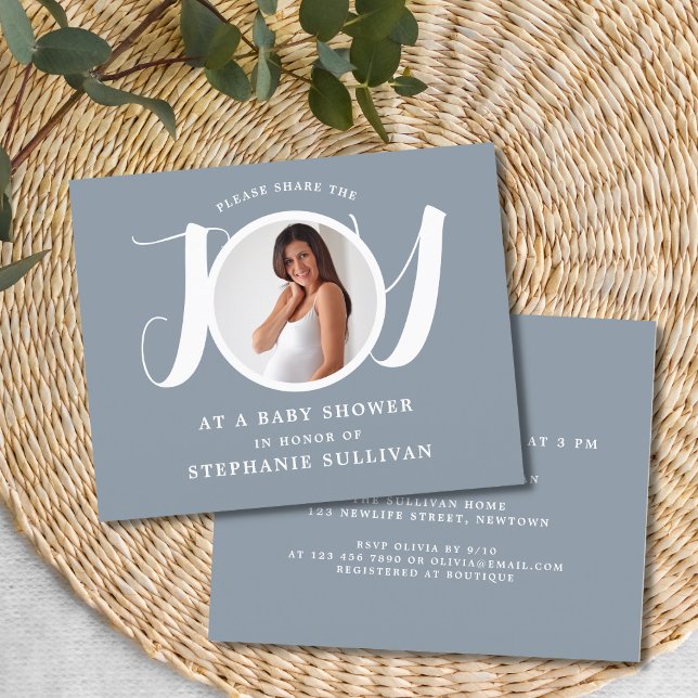Lámina Invitación a Baby Shower de Budget Blue (Subido por el creador)