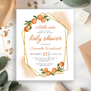 Lámina Invitación a Baby Shower de Budget Little Cutie Ci