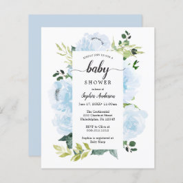 Lámina Invitación a Baby Shower de Fleur Jolie amigable c