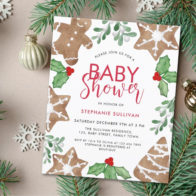 Lámina Invitación a Baby Shower de Navidades de presupues (Subido por el creador)