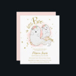 Lámina Invitación a Baby Shower de un Chica de presupuest<br><div class="desc">Bonita acuarela fantasma de color oro rosa, caligrafía falsa de Relieve metalizado, invitación a la ducha de bebé con temática de Halloween. Fácil de personalizar con tus detalles. Por favor, contacte conmigo a través del chat si tiene preguntas sobre el trabajo artístico o necesita personalización. NOTA: Para obtener ayuda sobre...</div>