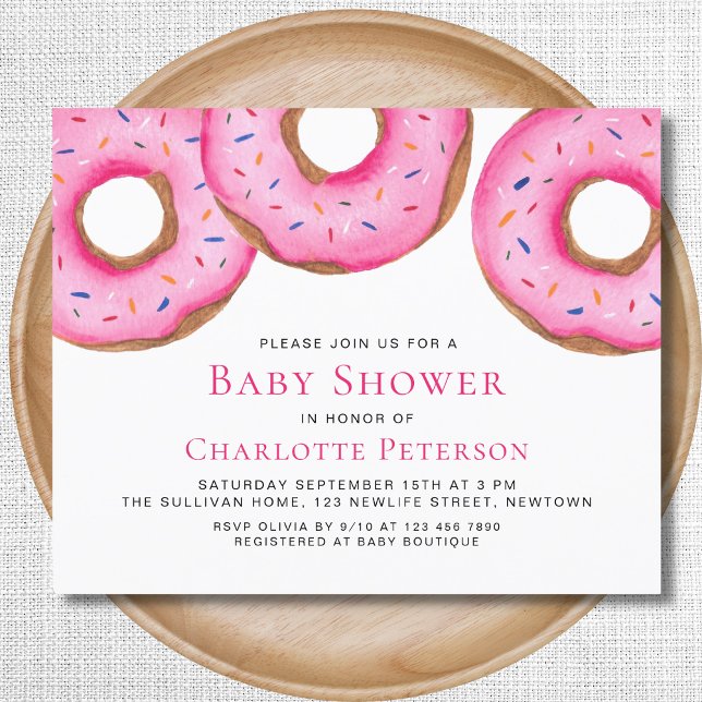 Lámina Invitación a Baby Shower del Chica de Donaciones R (Subido por el creador)