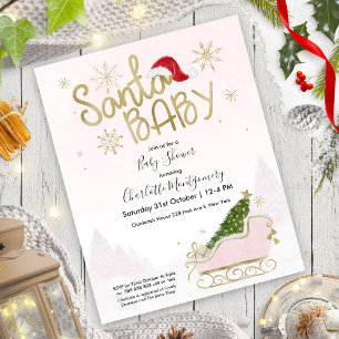 Lámina Invitación a Baby Shower del presupuesto para Navi