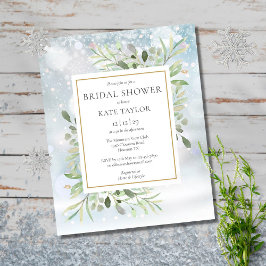 Lámina Invitación a bañarse en invierno con energía verde