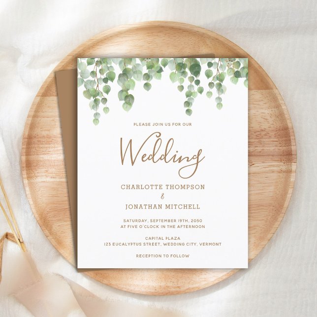 Lámina Invitación a bodas de ecología botánica de presupu (Subido por el creador)