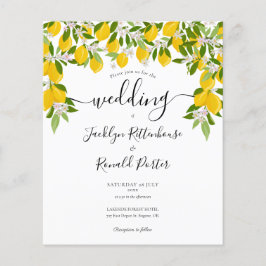 Lámina Invitación a bodas de verde de Leones Presupuestar