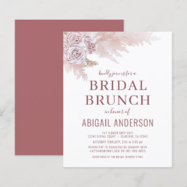 Lámina Invitación a brunch de novias de Boho Pampas