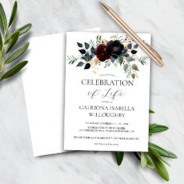 Lámina Invitación a conmemoración floral de la Marina Bor