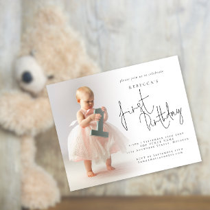 Lámina Invitación a cumpleaños 1.ᵉʳ de resumen de fotogra