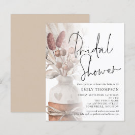 Lámina Invitación a ducha de novia con guión de gramaje d