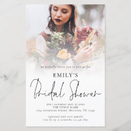 Lámina Invitación a ducha de novia con guión de superposi