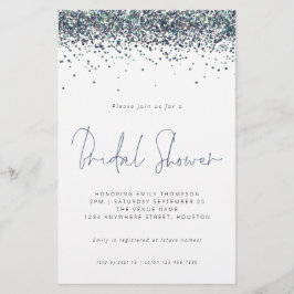 Lámina Invitación a ducha de novia con presupuesto de Pur