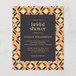 Lámina Invitación a ducha de novia de presupuesto - Geomé