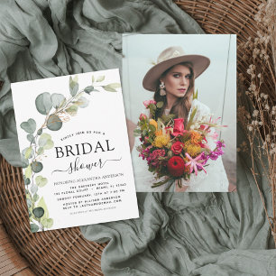 Lámina Invitación a Eucalyptus por la ducha de novia pres