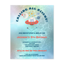 Invitación a fiesta de cumpleaños 5 para extranjer