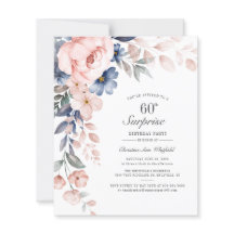Invitación a fiesta de cumpleaños número 60 de Flo