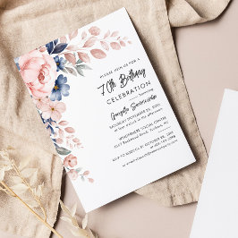 Lámina Invitación a fiesta de cumpleaños número 70 de Bud