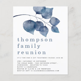 Lámina Invitación a Fiesta de Reunión de Familia Foliage 