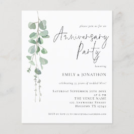 Lámina Invitación a Fiesta del aniversario del guión del 