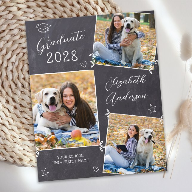 Lámina Invitación a graduación de foto de Budget Rustic 3 (Subido por el creador)