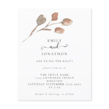 Invitación a guión de Boda de la artesanía presupu