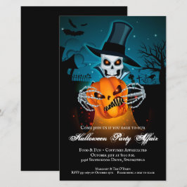 Lámina Invitación a Halloween del presupuesto para asunto