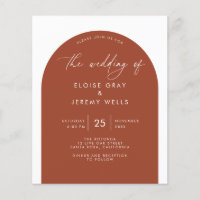 Invitación a la boda artística