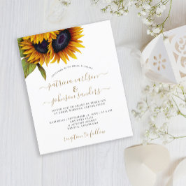 Lámina Invitación a la boda BUENA, rústica y elegante