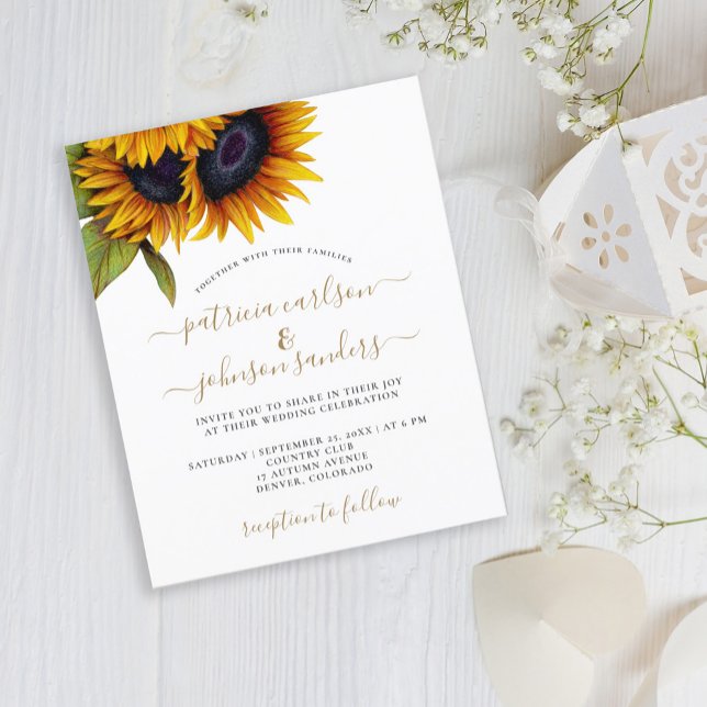 Lámina Invitación a la boda BUENA, rústica y elegante (Subido por el creador)