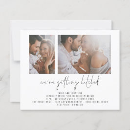 Lámina Invitación a la boda con golpes de presupuesto 2