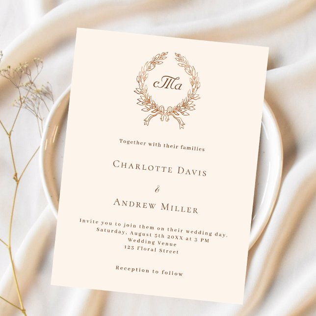 Lámina Invitación a la boda con presupuesto de escudo Bei (Subido por el creador)