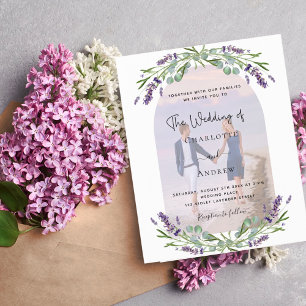 Lámina Invitación a la boda con presupuesto de fotos de L
