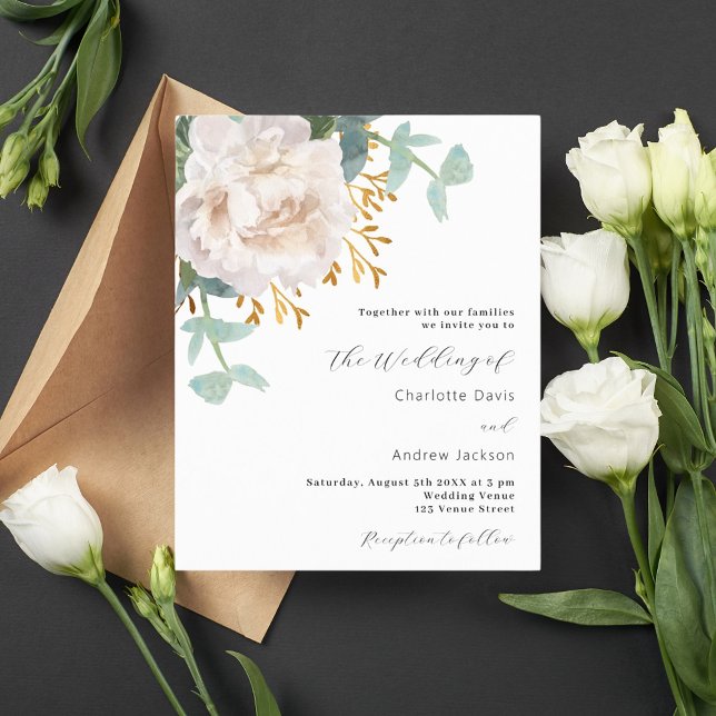 Lámina Invitación a la boda con presupuesto de vegetación (Subido por el creador)