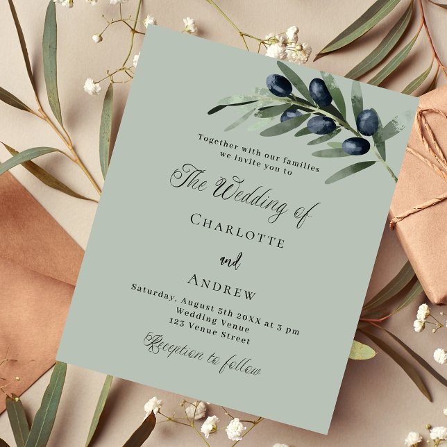Lámina Invitación a la boda con presupuesto para el culti (Subido por el creador)