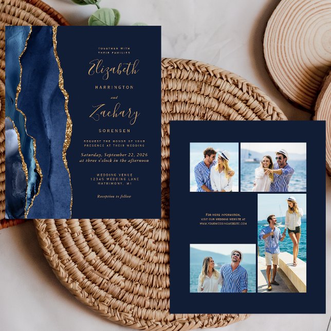 Lámina Invitación a la boda de 4 fotos de la Agencia de O (Subido por el creador)