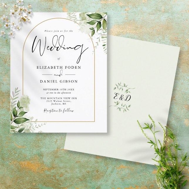 Lámina Invitación a la Boda de Arco de Oro de la Verdemia (Subido por el creador)