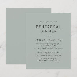 Lámina Invitación a la boda de cena de ensayo de luz de p