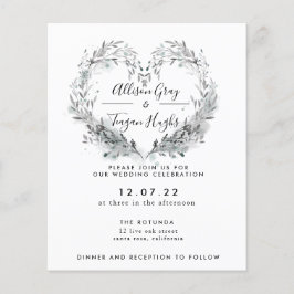 Lámina Invitación a la boda de escarcha