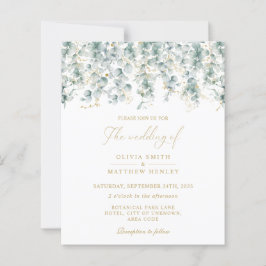 Lámina Invitación a la boda de Eucalyptus