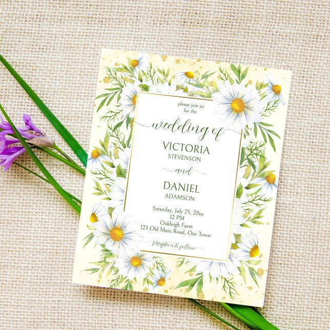 Lámina Invitación a la boda de flores de primavera salvaj (Subido por el creador)