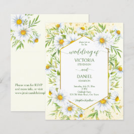 Lámina Invitación a la boda de flores de primavera salvaj